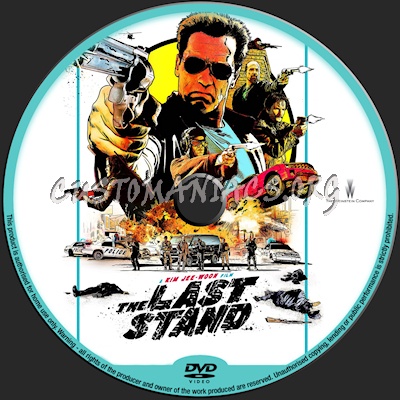 The Last Stand dvd label