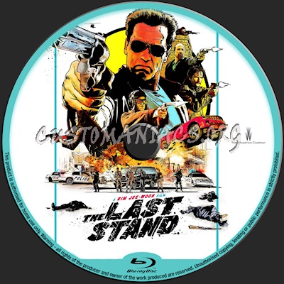 The Last Stand blu-ray label