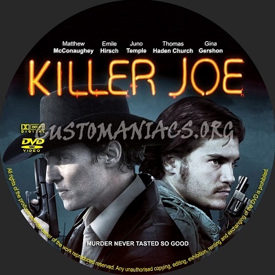 Killer Joe dvd label