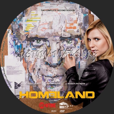 Homeland dvd label
