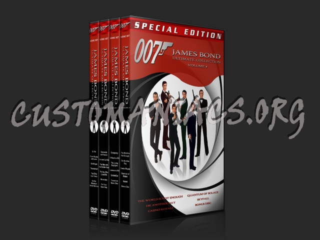 James Bond Ultimate Collection - Volumes 1-4 dvd cover