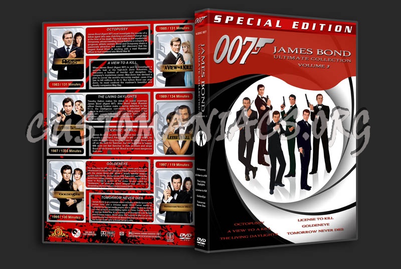 James Bond Ultimate Collection - Volumes 1-4 dvd cover