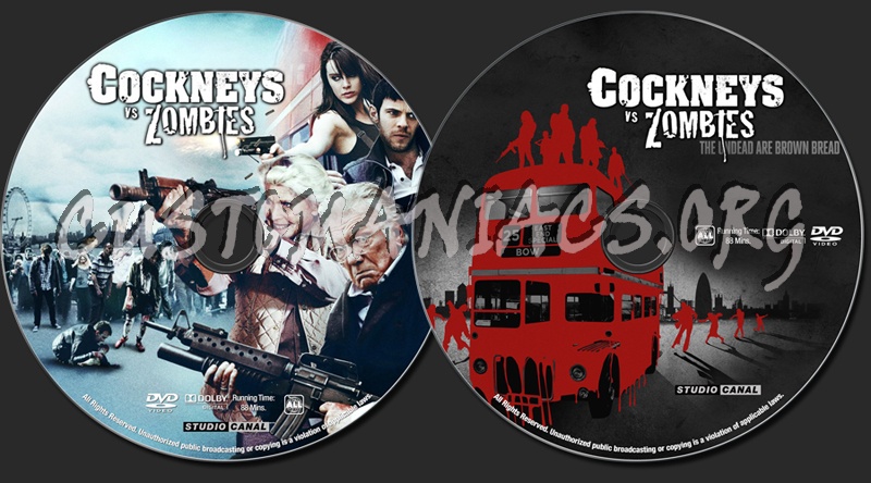 Cockneys vs Zombies dvd label