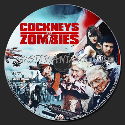 Cockneys vs Zombies dvd label
