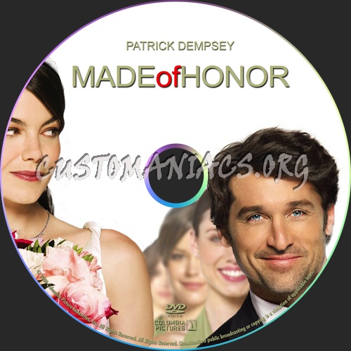 Made Of Honor dvd label