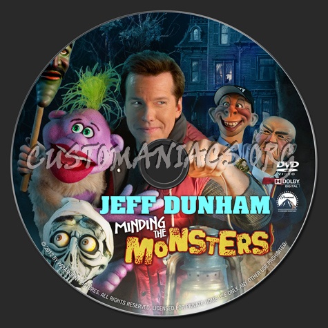 Jeff Dunham: Minding the Monsters dvd label