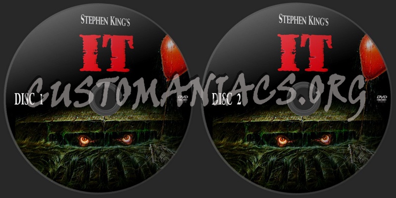 Stephen King's IT dvd label