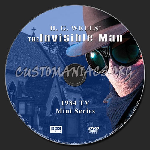 The Invisible Man (1984) dvd label