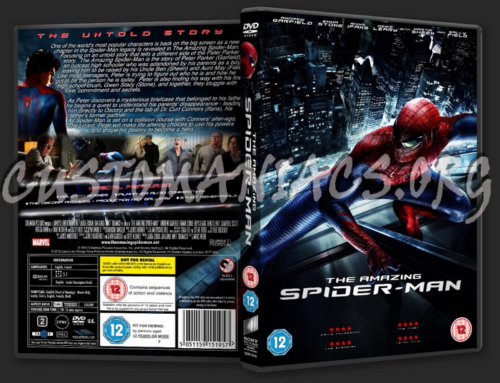 The Amazing Spider-Man dvd cover