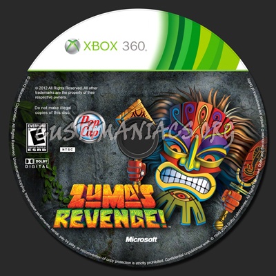 Zuma's Revenge dvd label