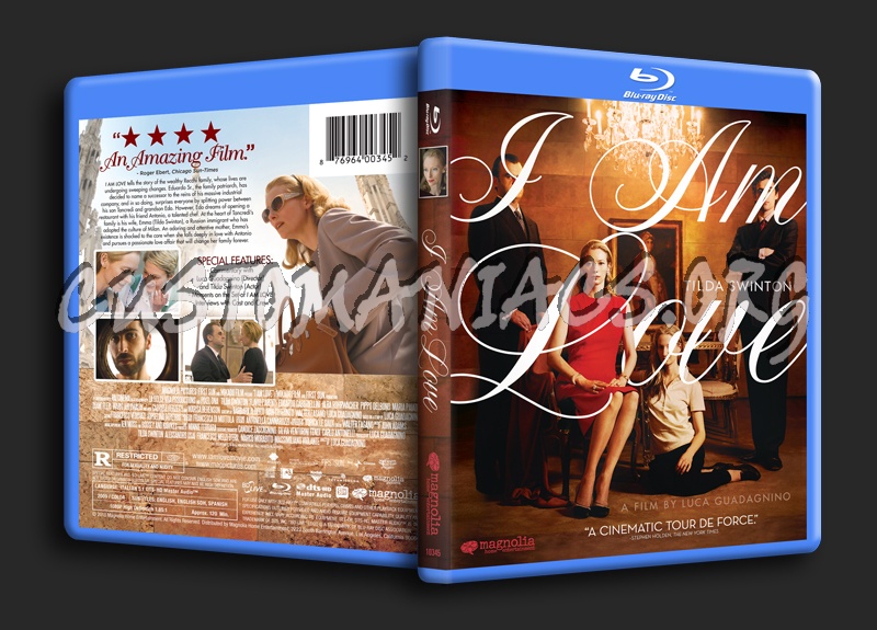 I Am Love blu-ray cover