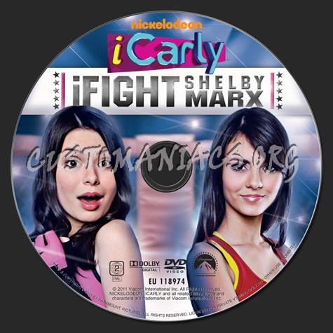 iCarly i Fight Shelby Marx dvd label