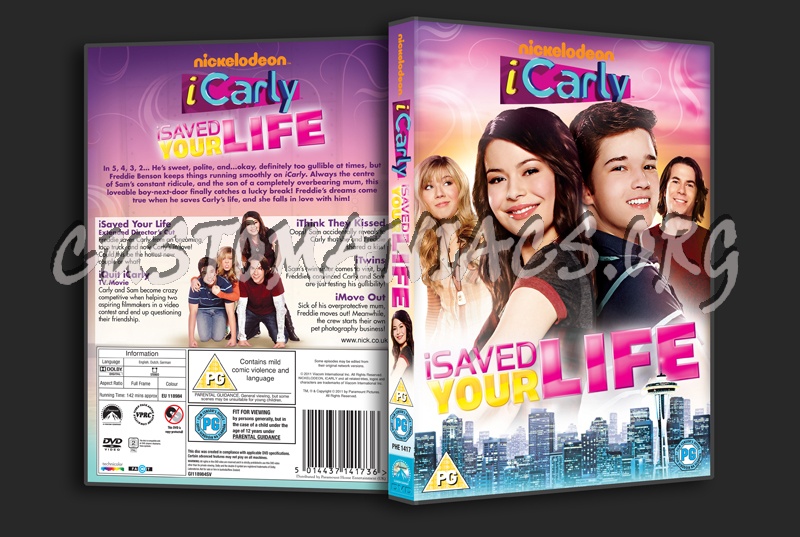 iCarly i Saved Your Life dvd cover