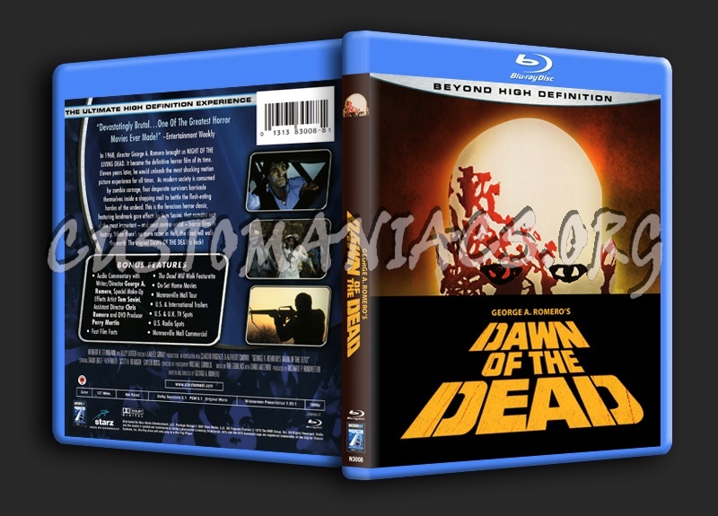 Dawn Of The Dead (1978) blu-ray cover