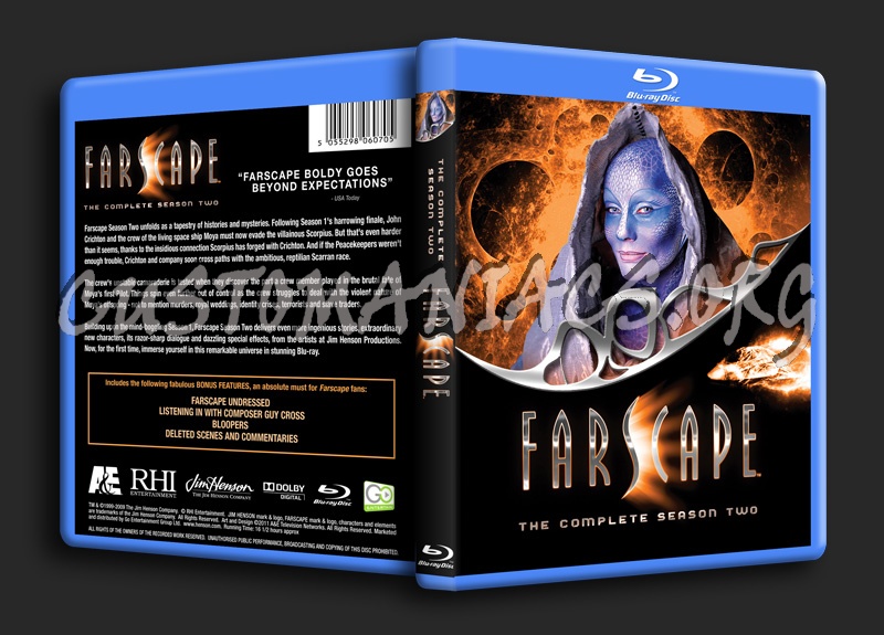 Farscape - Seasons 1, 2, 3 & 4 blu-ray cover