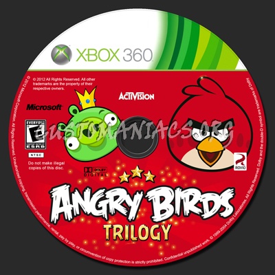 Angry Birds Trilogy dvd label