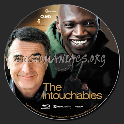 The Intouchables blu-ray label