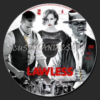 Lawless dvd label