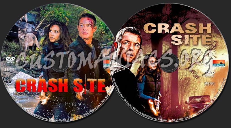 Crash Site dvd label