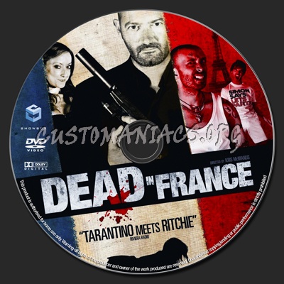 Dead in France dvd label