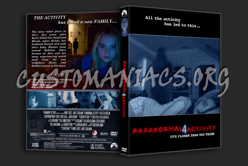 Paranormal Activity 4 dvd cover
