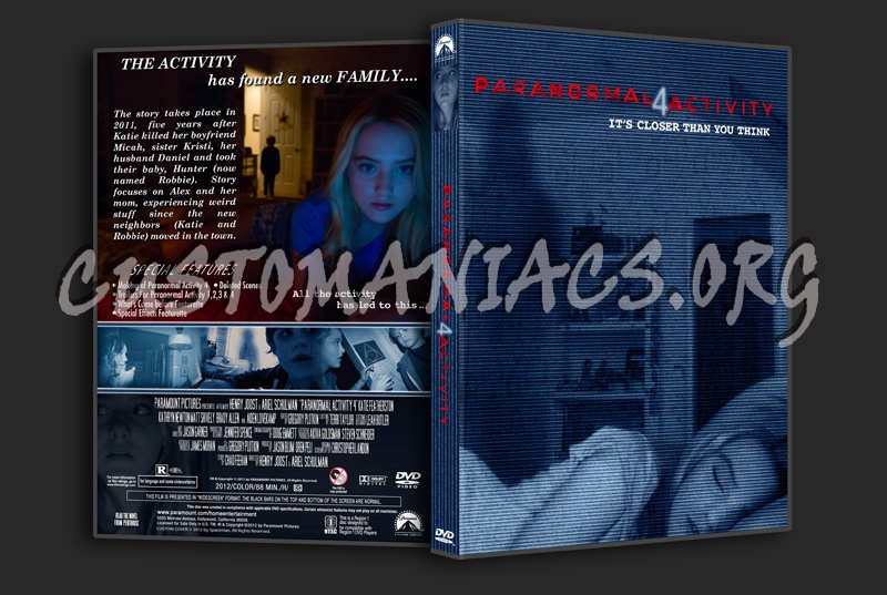 Paranormal Activity 4 dvd cover