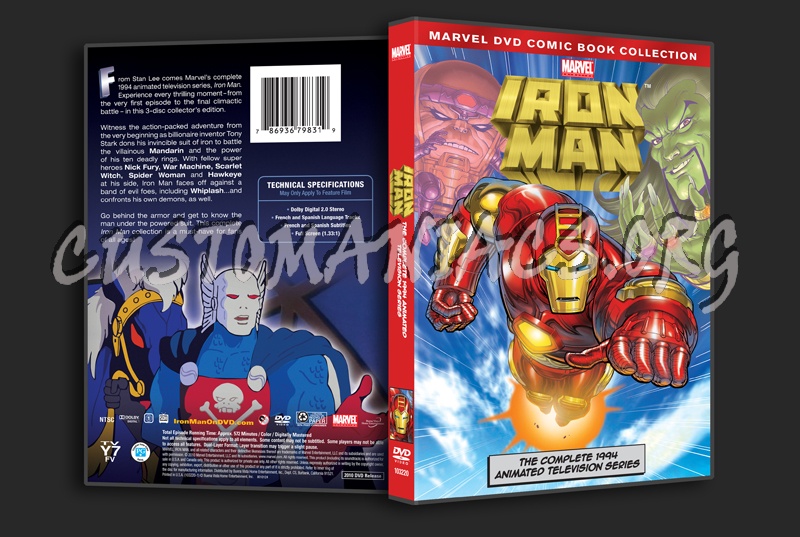 Iron Man The Complete 1994 Animated Television Series dvd cover