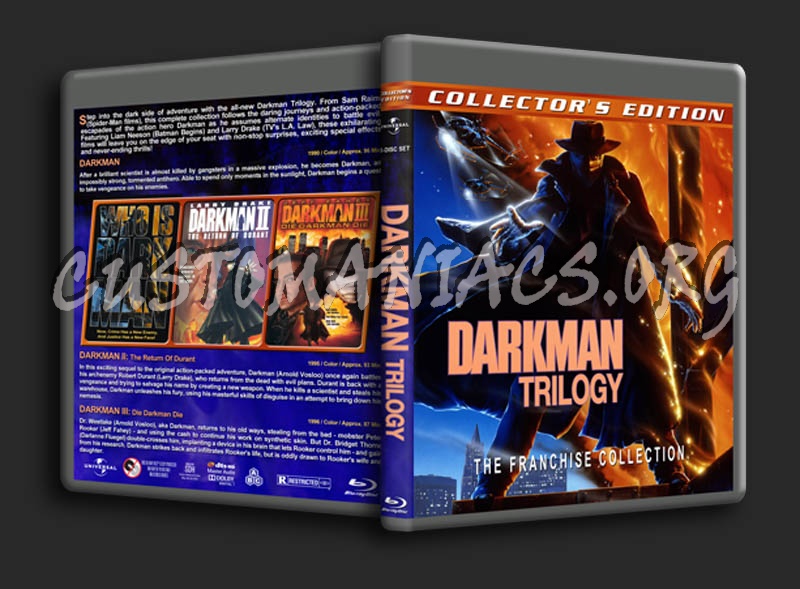 Darkman Trilogy blu-ray cover
