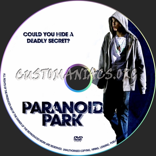 Paranoid Park dvd label