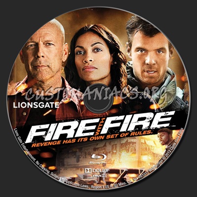 Fire with Fire blu-ray label