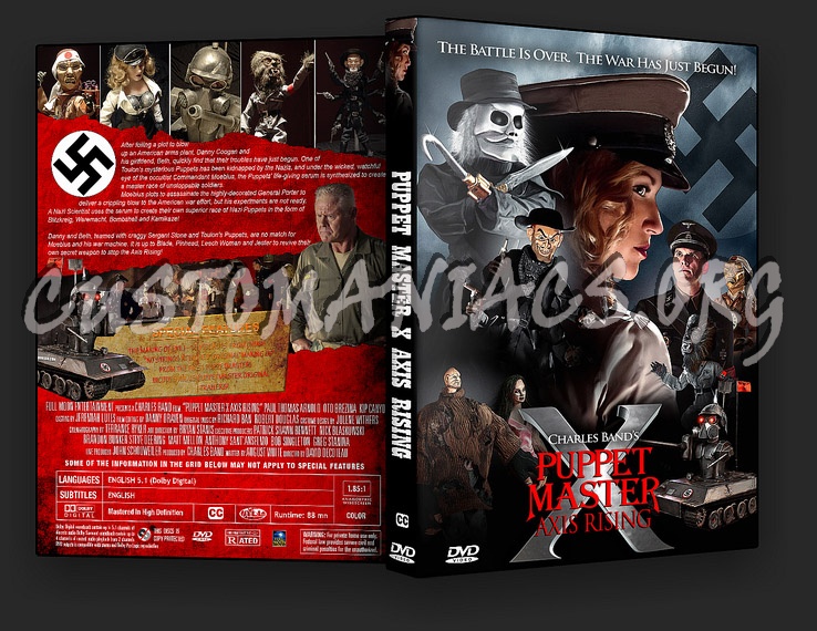 Puppet Master X Axis Rising dvd cover