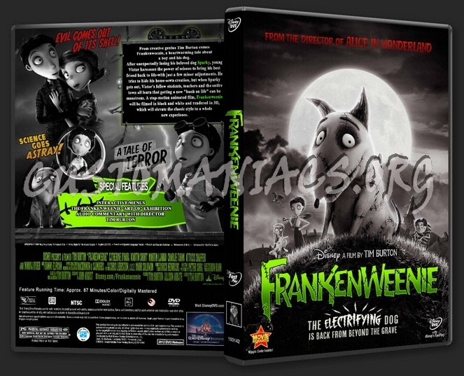 Frankenweenie dvd cover