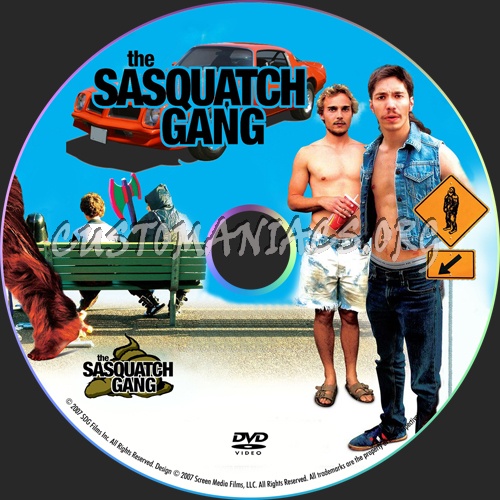 Sasquatch Gang, The dvd label