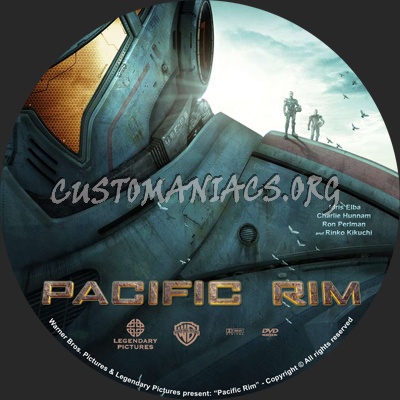 Pacific Rim dvd label