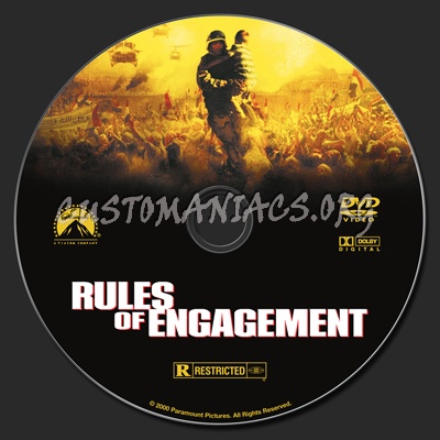 Rules Of Engagement (2000) dvd label