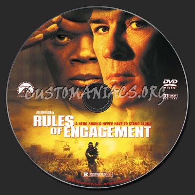 Rules Of Engagement (2000) dvd label