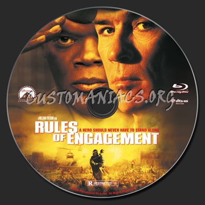 Rules Of Engagement (2000) blu-ray label