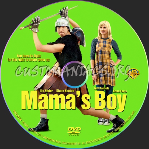 Mama's Boy dvd label