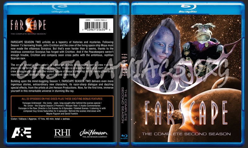 Farscape The Complete Series blu-ray cover
