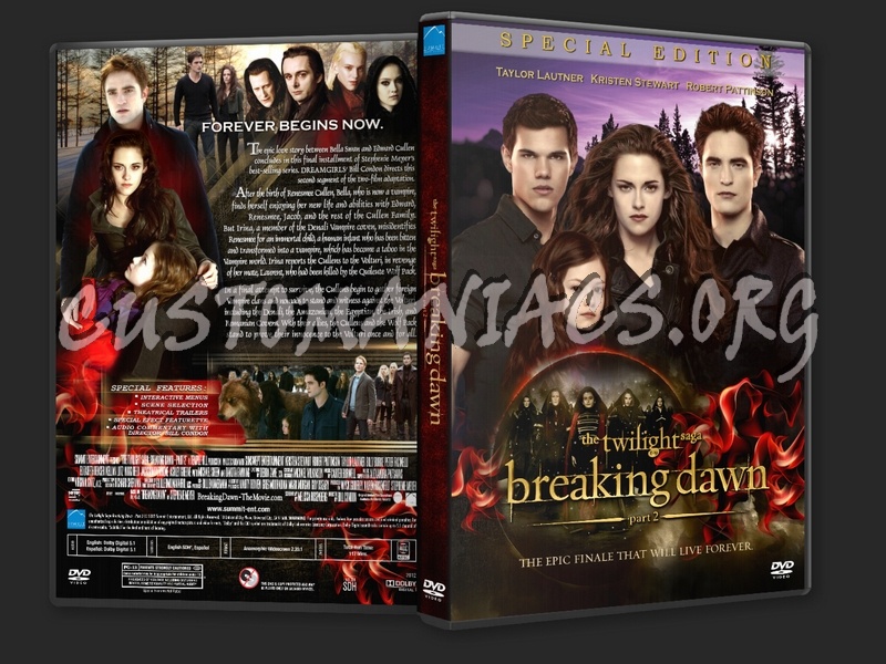The Twilight Saga: Breaking Dawn - Part 2 (2012) dvd cover