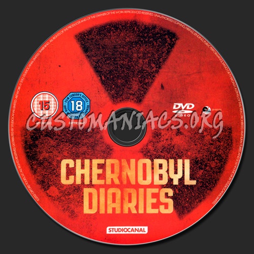 Chernobyl Diaries dvd label