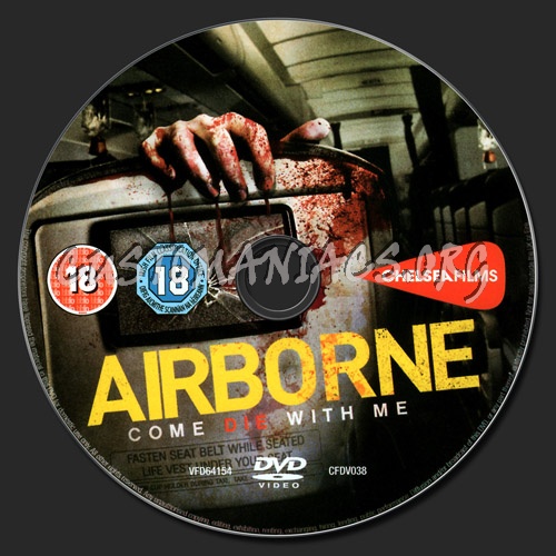 Airborne dvd label