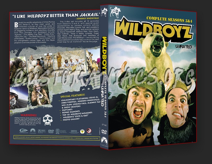 Wildboyz Seasons 3 and 4 dvd cover