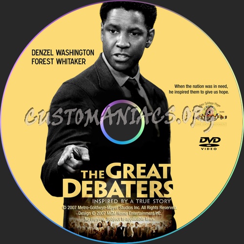 The Great Debaters dvd label