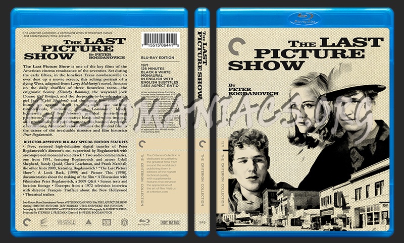 549 - The Last Picture Show blu-ray cover