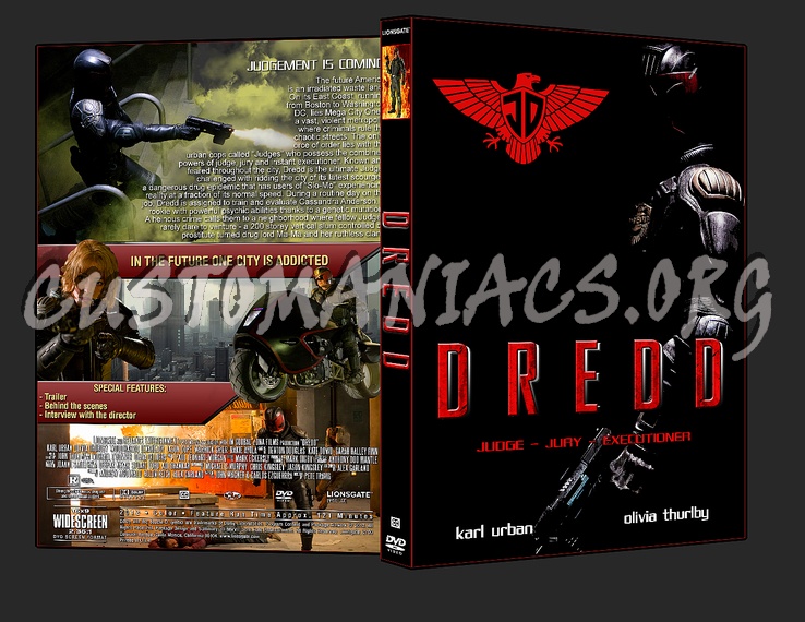 Dredd dvd cover