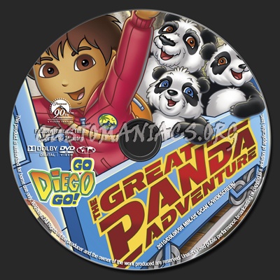 GO Diego GO: The Great Panda Adventure dvd label
