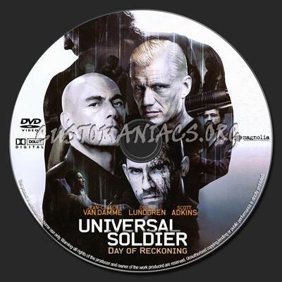 Universal Soldier Day of Reckoning dvd label