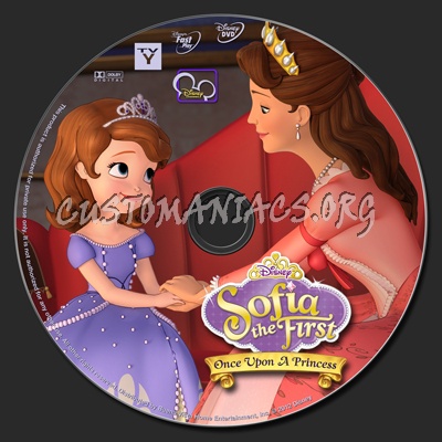 Sofia The First: Once Upon A Princess dvd label