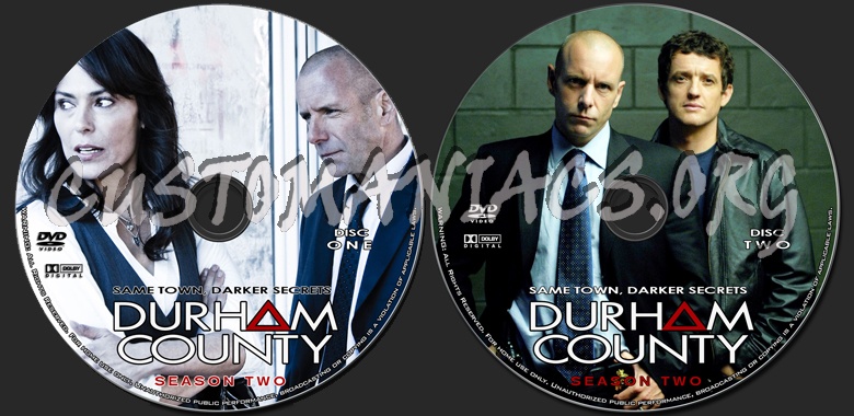 Durham County - Season 2 dvd label